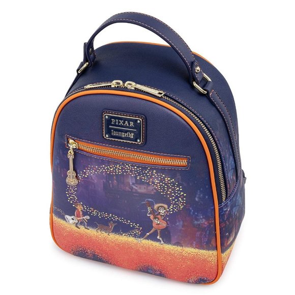 Loungefly Pixar Coco Marigold Bridge Mini Backpack-In Stock - Picture 2 of 10